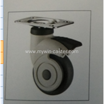 5Inch Plate Swivel TPR PP Material Medical Caster